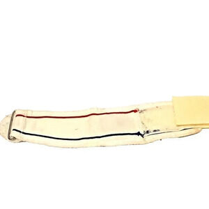 Vintage Champion Tennis Elbow Strap Bump Pad Universal Red Blue Stripe